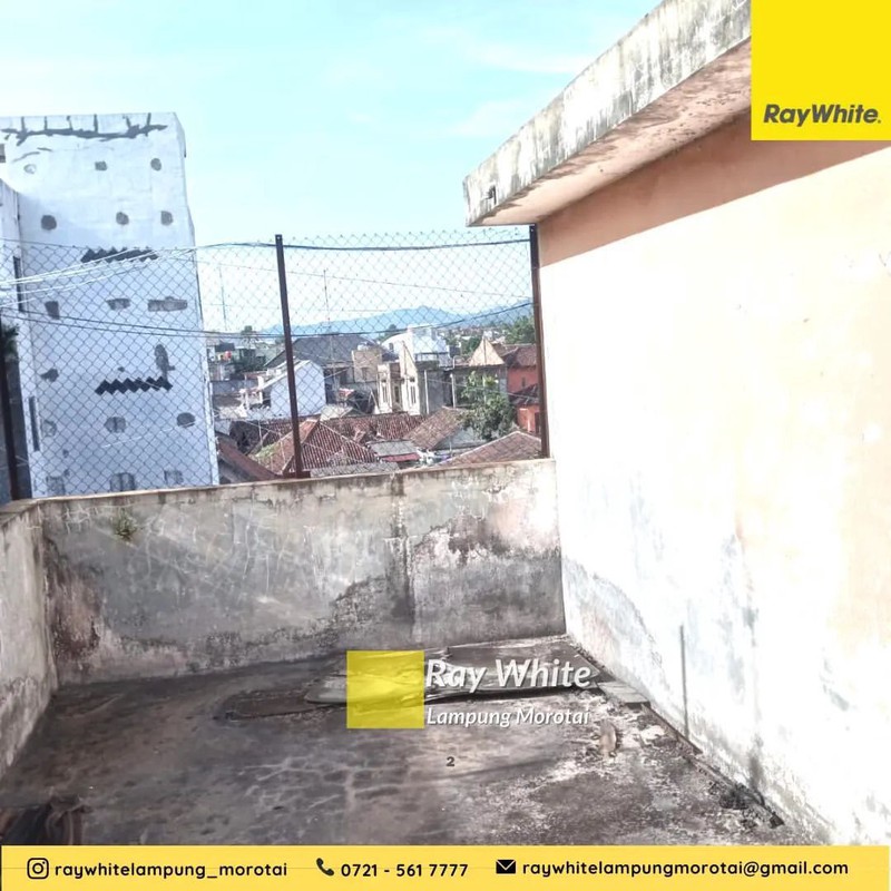 Disewakan Ruko 3 Lantai di Tanjung Karang Pusat, Bandar Lampung