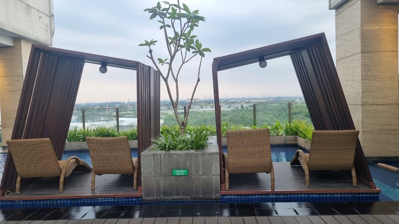 Disewakan Apartemen Tipe Studio Fully Furnished di B Residence BSD City. Tower Tulip. Hadap ICE BSD.