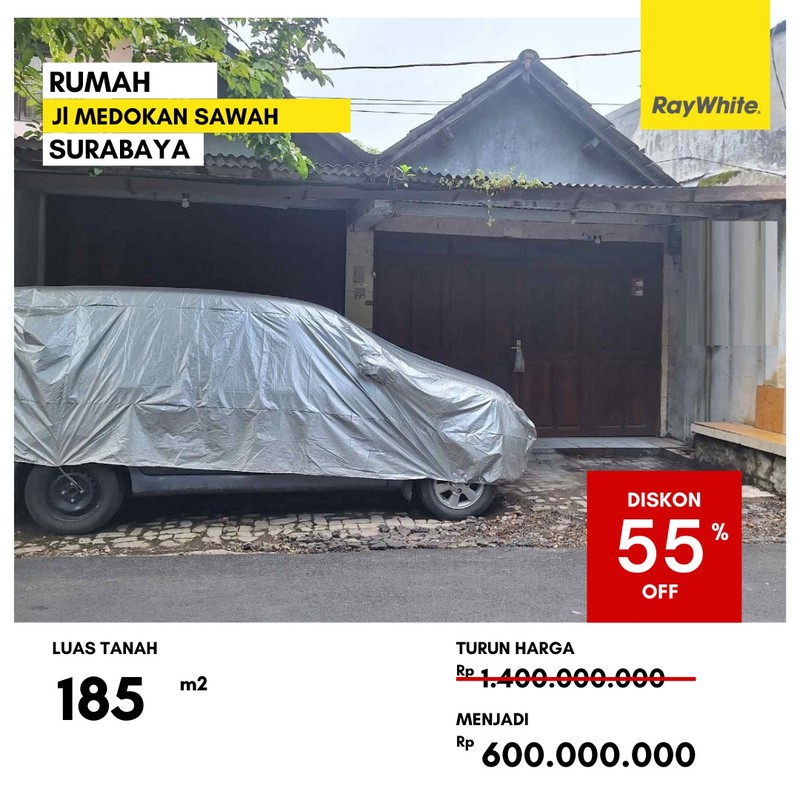 Dijual Rumah 600 jutaan di Jl Medokan Sawah Rungkut Surabaya
