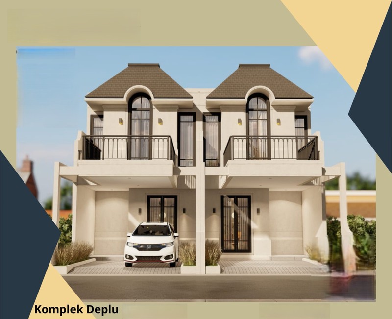 Hunian dengan design modern di Komplek Deplu Pondok betung 