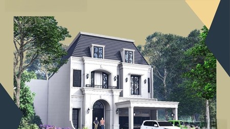 Rumah mewah dengan design American clasik di Puri Bintaro 