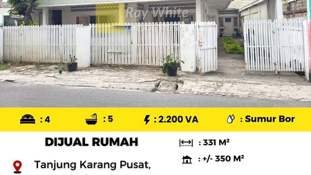 rumah murah pahoman tanjung karang pusat