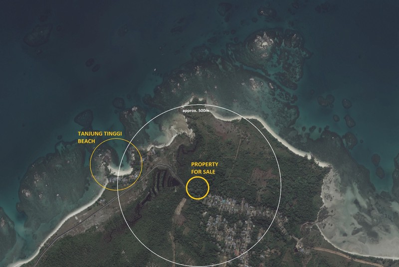 Tanah Bagus dijual dekat lokasi Pantai Laskar Pelangi