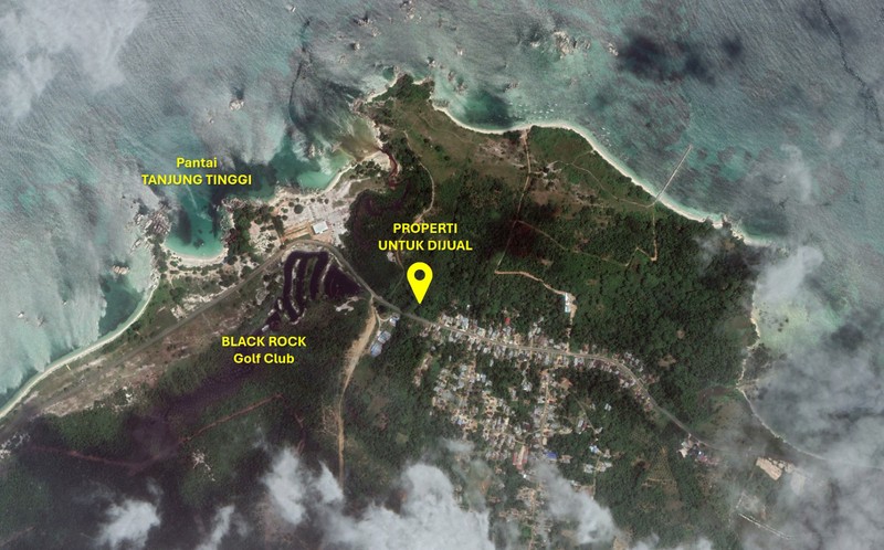 Tanah Bagus dijual dekat lokasi Pantai Laskar Pelangi