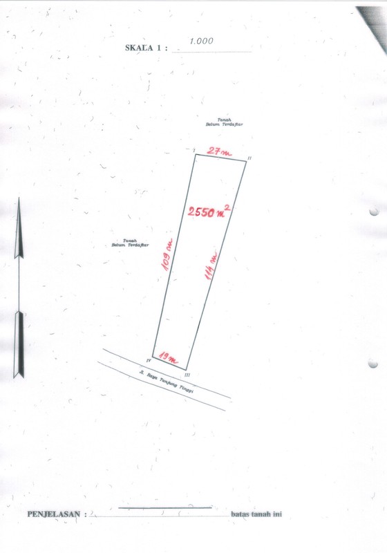 Tanah Bagus dijual dekat lokasi Pantai Laskar Pelangi