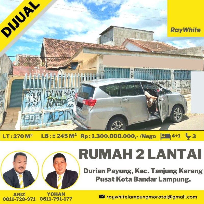 rumah murah pahoman tanjung karang pusat