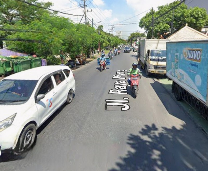 Dijual 984 m2 Tanah Bangunan Komersial Jalan Raya Wiyung - Nol Jalan Raya Surabaya Barat Dekat Taman Pondok Indah, Akses Tol Gunungsari - Surat SHM