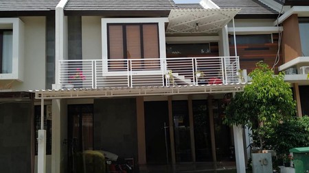 Rumah Best Value, Minimalis di Cluster Cosmo Estate Lippo Cikarang full furnished dengan solar panel hemat listrik