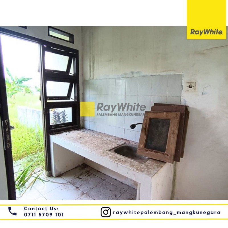 Dijual Rumah + Tanah Posisi Hook di Komp. Graha Angkasa Residence Kel.Talang Betutu, Kec. Sukarami, Kota Palembang