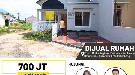 Dijual Rumah di Komp. Graha Angkasa Residence Kel.Talang Betutu, Kec. Sukarami, Kota Palembang