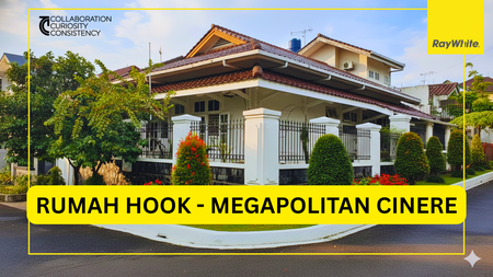 Rumah Hook Luas di Cinere - Nyaman untuk Dihuni, Menarik untuk Investasi, Akses 3 Tol!