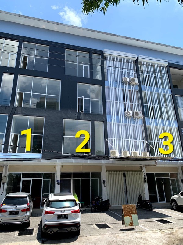 Dijual Jejer 3 Ruko Surabaya Pusat Kota - Jalan Prapanca - Baru Modern 4 Lantai- Parkiran Luas Dekat Bank Bca Diponegoro, Dr.soetomo, Wr Supratman