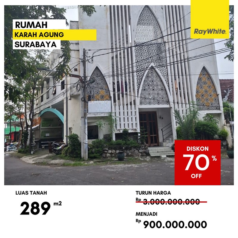 Dijual Rumah di Karah Agung Jambangan Surabaya