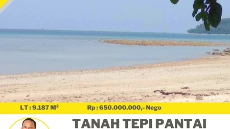 jual tanah pantai murah