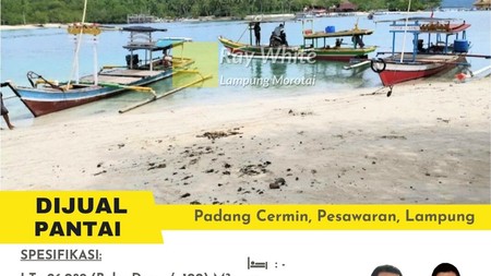 dijual tanah pantai murah padang cermin