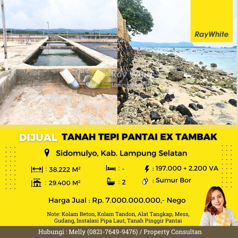 dijual tanah exs tambak