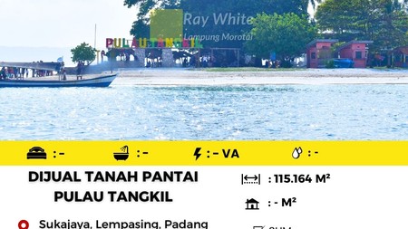 dijual pulau tangkil padang cermin