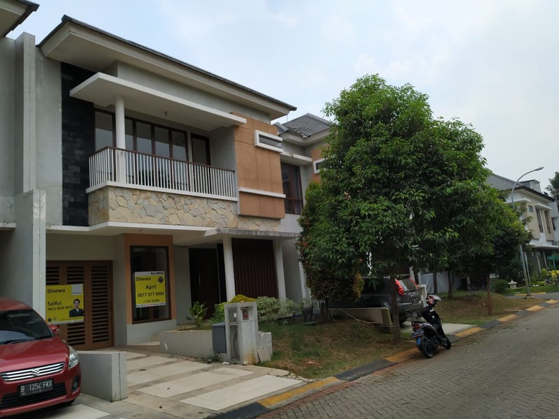 Disewakan Rumah  Bagus Siap Huni Di Cluster Discovery Fiore Bintaro Jaya
