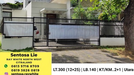 4 Milyar-an Dijual 300 M2 Rumah Komersial Citraland - Nol Jalan Raya Bukit Palma Classica - Cocok Buat Segala Usaha Dekat Indomart, Gate Northwest Citraland, Citra Berkat