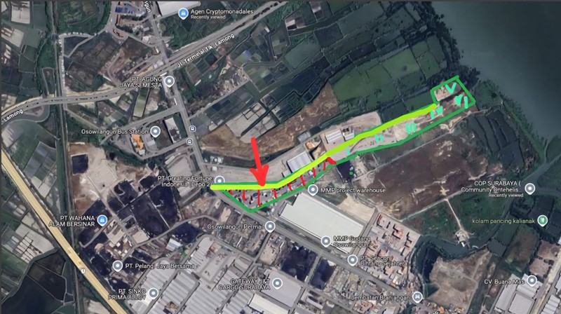 Tanah Komersial Disewakan di Tambak Osowilangun Surabaya Dekat Pelabuhan