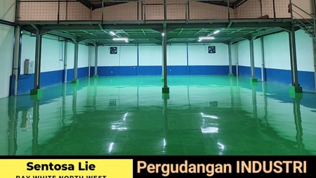Dijual 630 m2 Gudang Kawasan Industri Sirie Sidoarjo Jatim - Lantai Epoxy - Akses Truk Kontainer