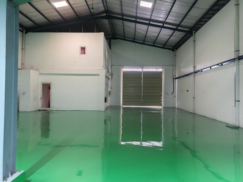 Dijual 630 m2 Gudang Kawasan Industri Sirie Sidoarjo Jatim - Lantai Epoxy - Akses Truk Kontainer