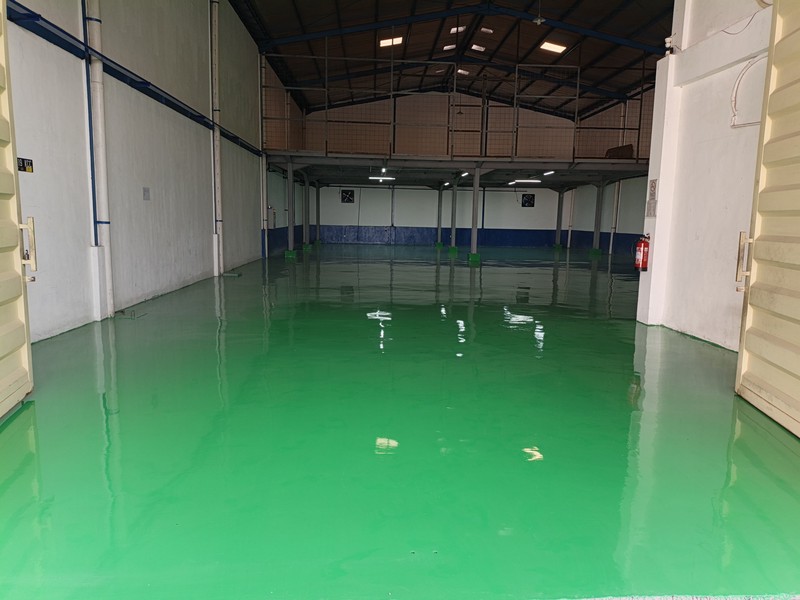 Dijual 630 m2 Gudang Kawasan Industri Sirie Sidoarjo Jatim - Lantai Epoxy - Akses Truk Kontainer