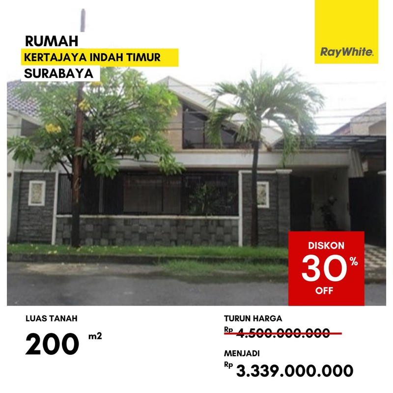 Dijual Rumah Lelang di Kertajaya Indah Timur Surabaya