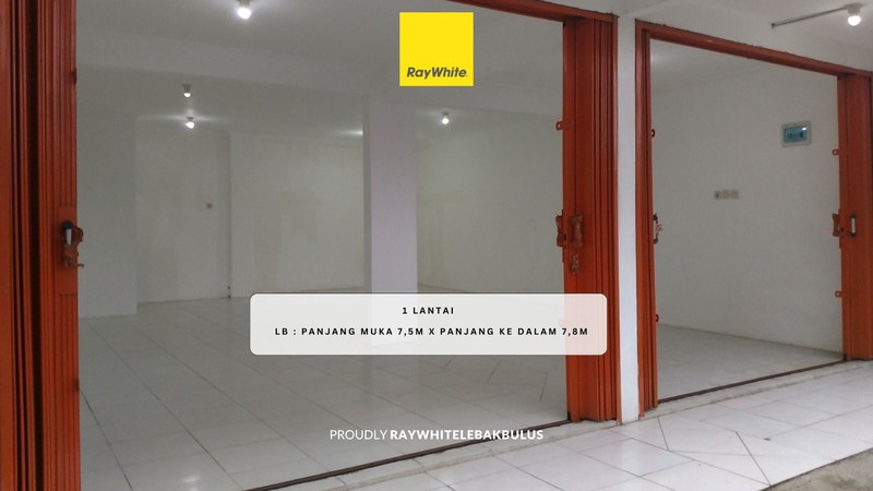 Disewakan Ruko Strategis di Jl. RS Fatmawati Deket MRT Haji Nawi 