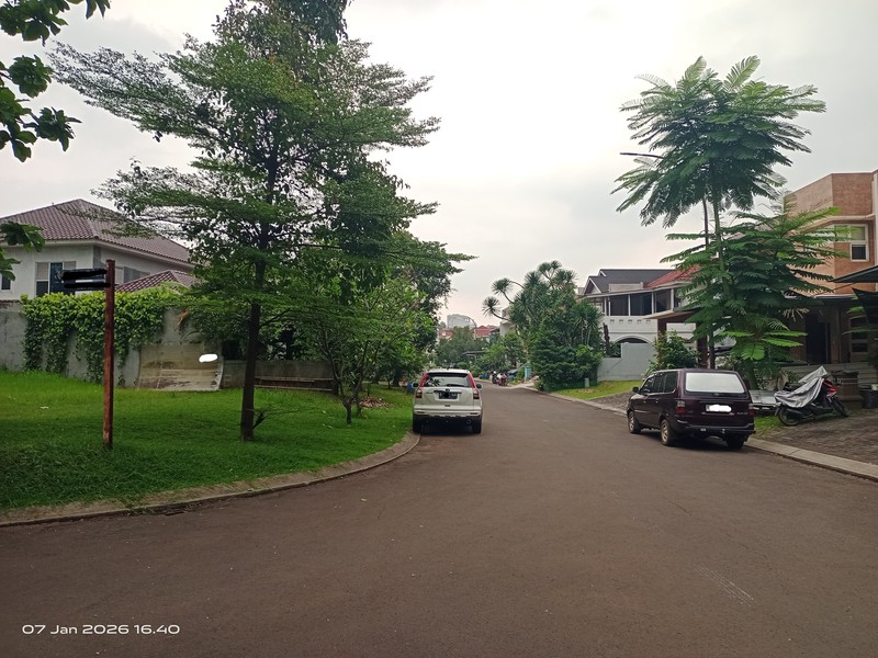 Dijual Tanah Kavling Hoek di dalam Cluster Kota Wisata
