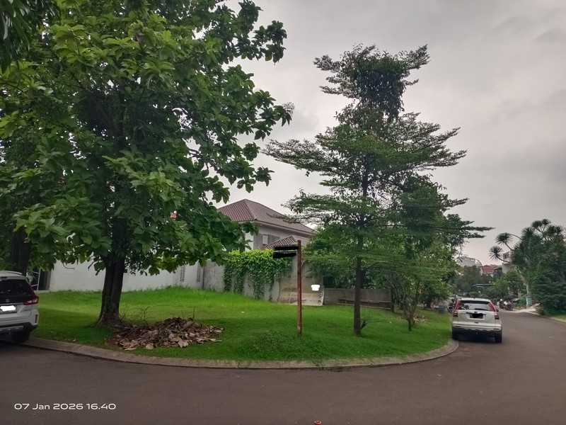 Dijual Tanah Kavling Hoek di dalam Cluster Kota Wisata