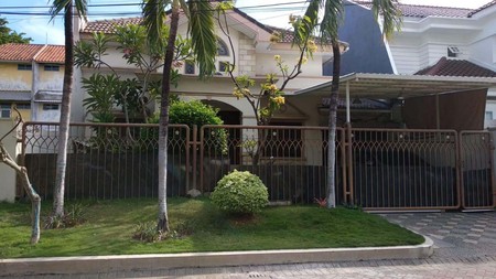 Dijual Rumah Galaxi Bumi Permai, Araya 1, Sukolilo, Surabaya Timur Langka; row jalan 4,5 mobil; lingkungan premium