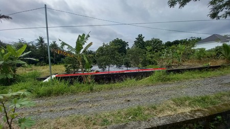 Dijual Tanah Sawah Strategis LOkasi Bendosari - Pakem Sleman 