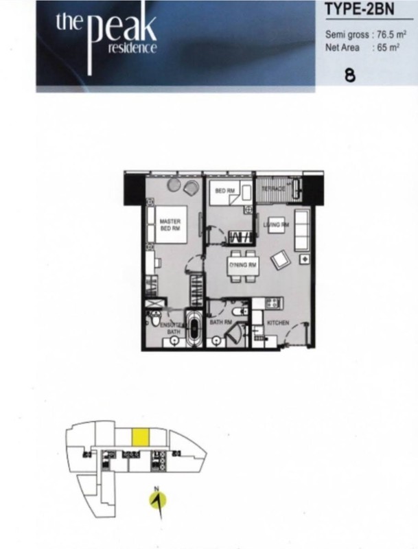DIJUAL CEPAT APARTMENT THE PEAK SURABAYA 