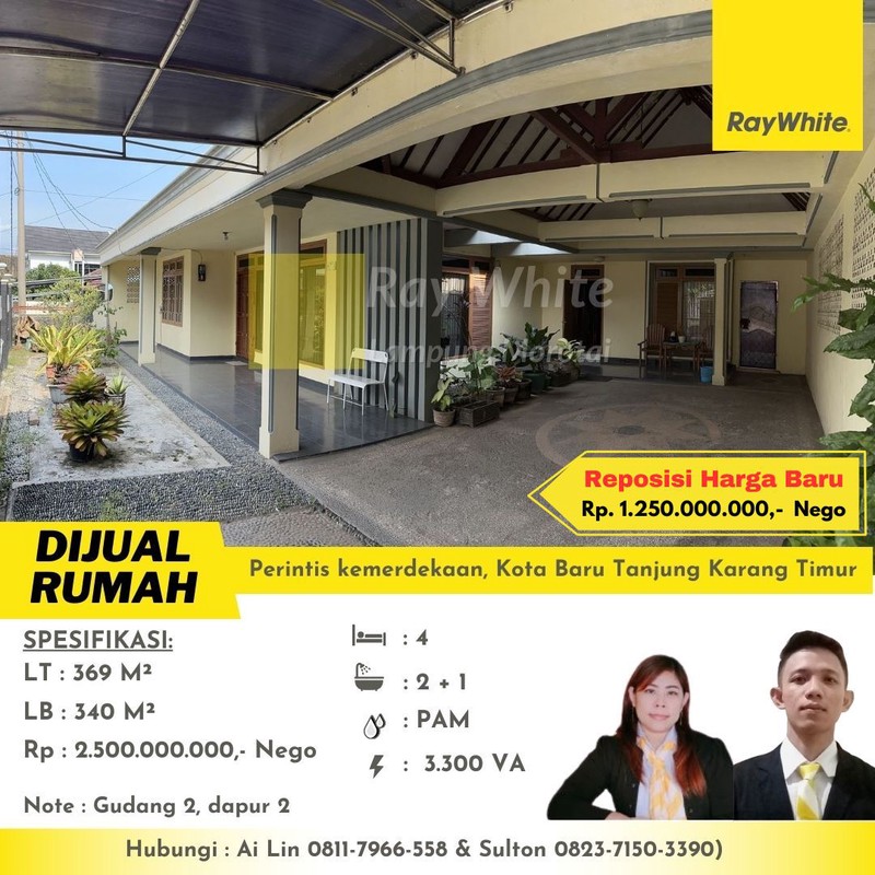 rumah murah pahoman tanjung karang timur