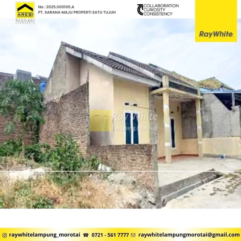 Dijual Rumah berlokasi di Tanjung Senang, Bandar Lampung