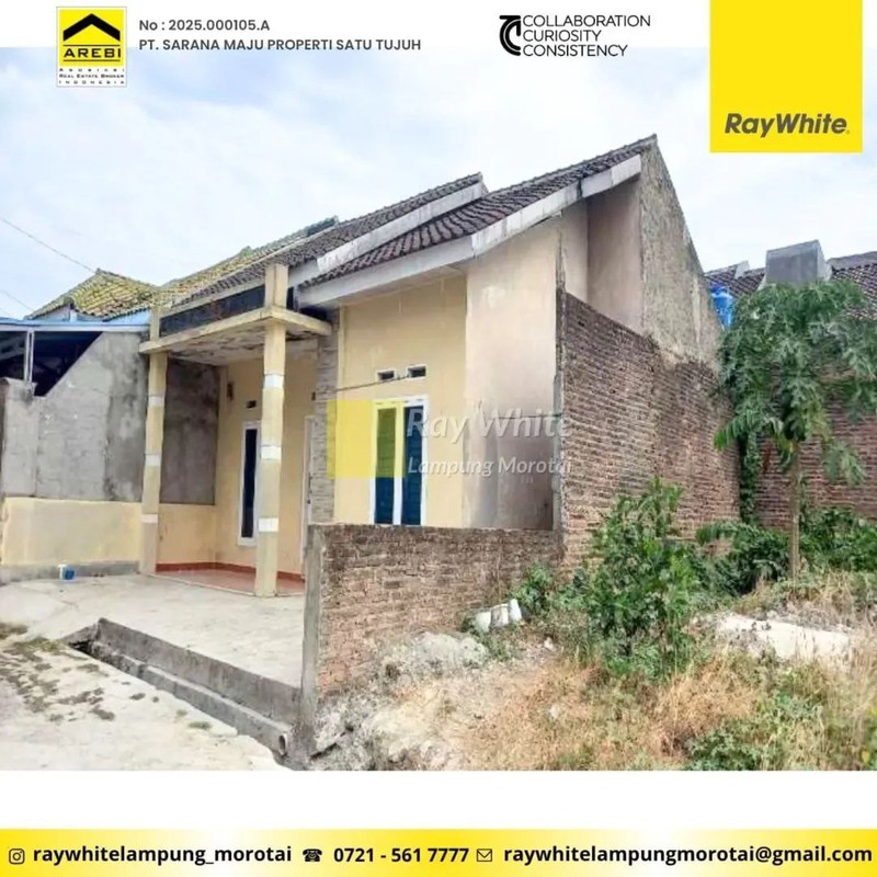 Dijual Rumah berlokasi di Tanjung Senang, Bandar Lampung