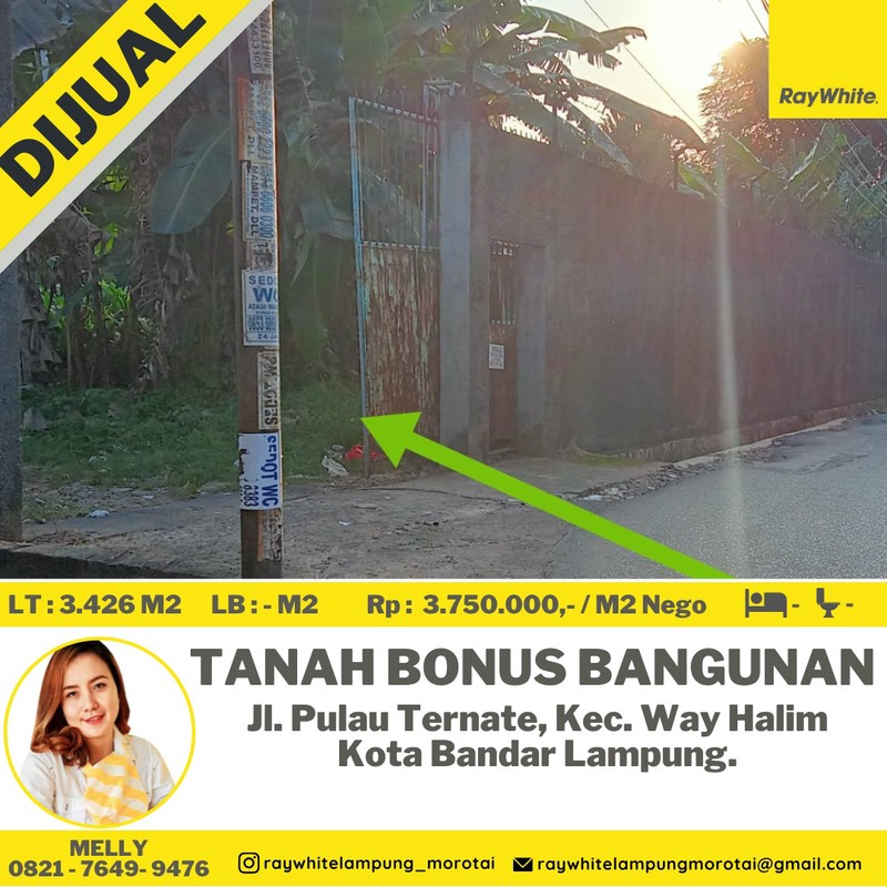 tanah murah samping villa citra
