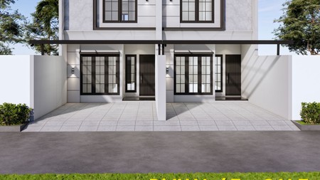 Dijual Rumah Baru Wisma Mukti - Klampis Semolo Barat - Area Sukolilo- Semolowaru- Rumah Baru Modern Minimalis 2 Lantai Suabaya Timur - Ready 2 Unit Rumah Jejer