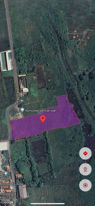 Tanah Kotak besar daerah Industri dijual di Balaraja