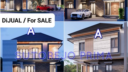 Dijual Rumah Baru Sutorejo Prima - Modern 2 Lantai Surabaya Timur dekat Raya Mulyosari, ITS, Pakuwon City