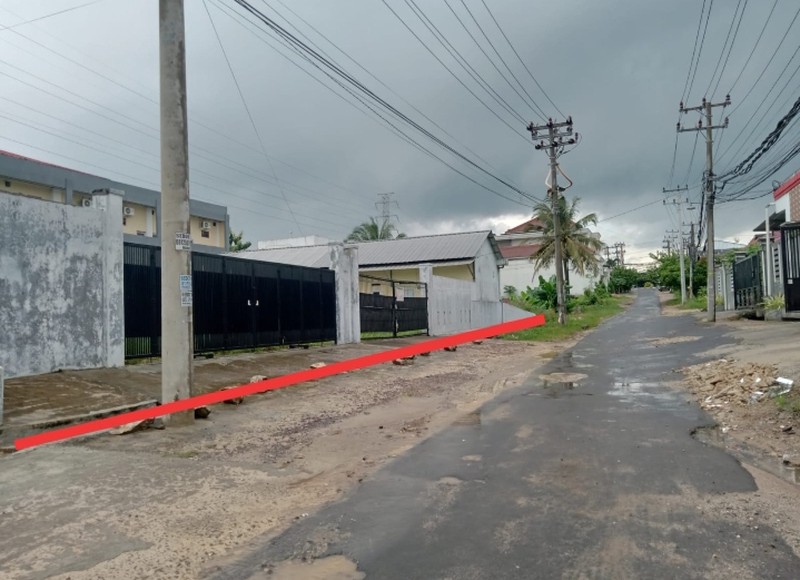 Tanah Bonus Bangunan Bedeng 4 Pintu Jln. Ryacudu Jalan Nangka 4 Korpri Raya Bandarlampung