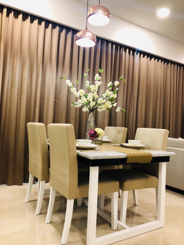 Apartemen Anandamaya 2BR Furnished Luas 148 m² Lantai Tinggi disewakan