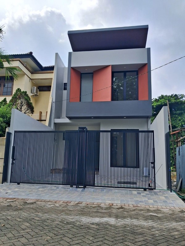 JUAL RUMAH BARU MODERN MINIMALIST MANYAR JAYA SURABAYA 