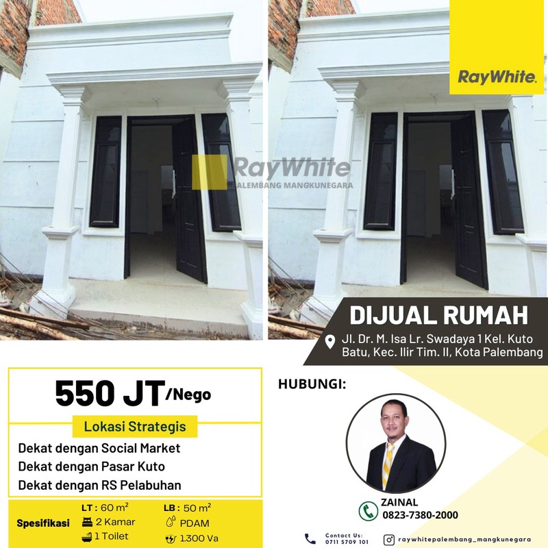 DIJUAL 2 UNIT RUMAH MINIMALIS DI TENGAH KOTA PALEMBANG
