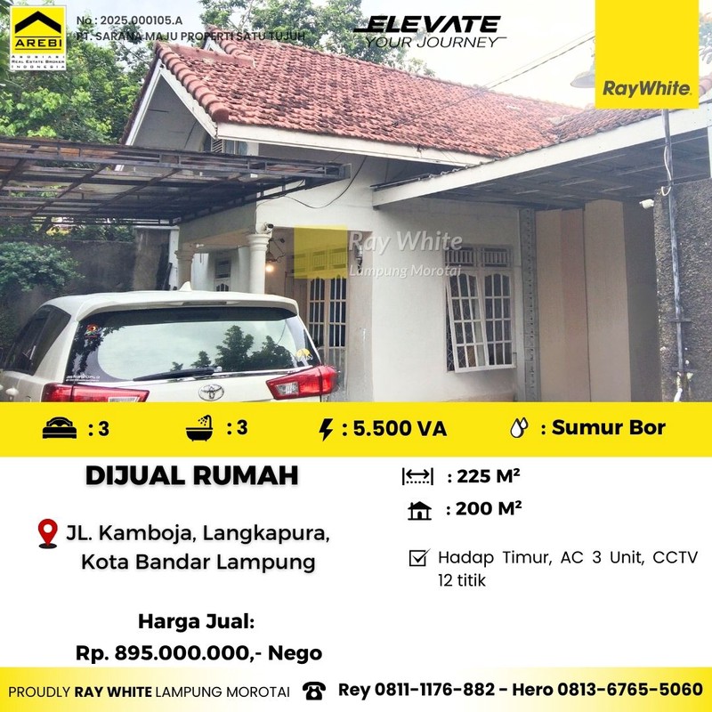 DIJUAL RUMAH DI GUNTER LANGKAPURA TANJUNG KARANG BARAT