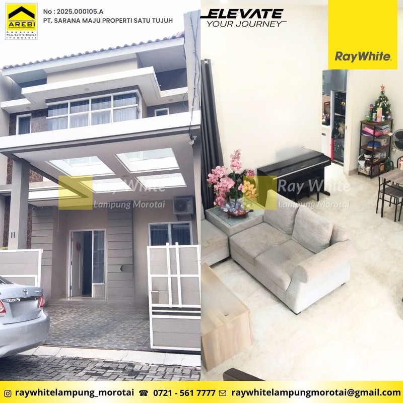 DIJUAL RUMAH NAN ASRI DI KEDAMAIAN KOTA BANDAR LAMPUNG