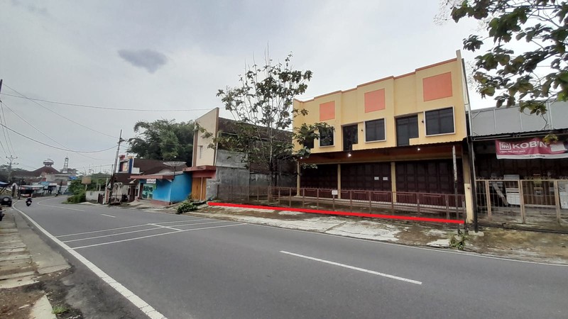 Ruko Disewakan Strategis di Jalan Trasan, Bandongan - Magelang