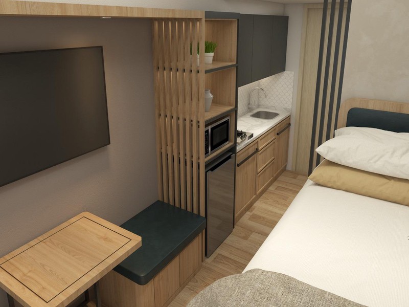 DIJUAL Apartemen Tokyo Riverside PIK 2 Tower Chikusei Studio Cantik