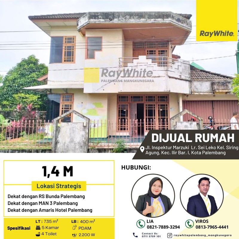 RUMAH JUAL MURAH PALEMBANG KOTA 